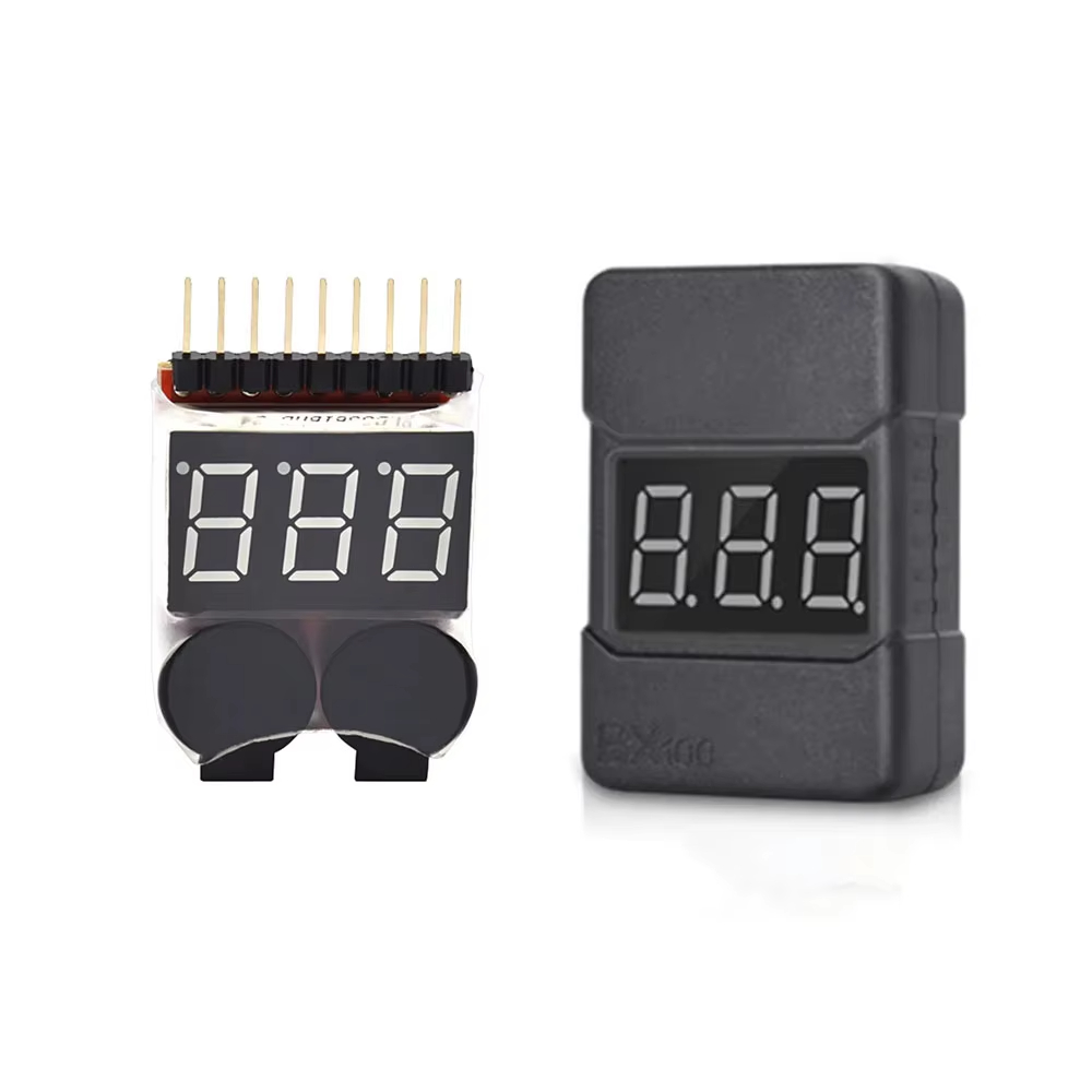 Drone Battery Alarm - BX100 1-8S Indikator Tegangan Baterai Lipo