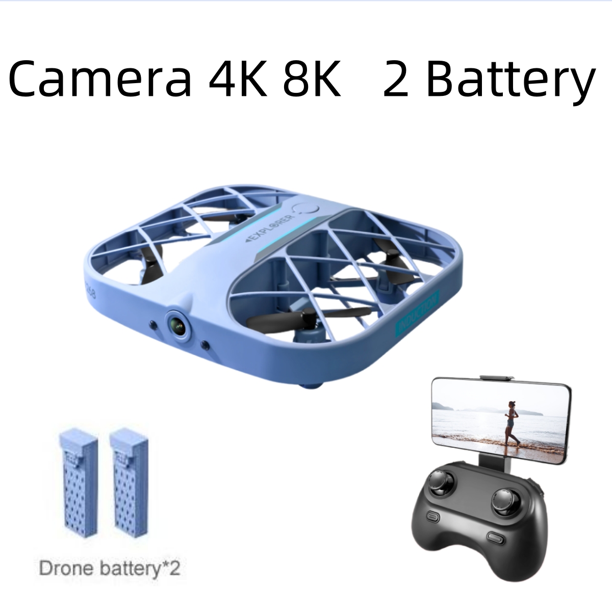 Drone Battery Box - JJRC H107 FPV RC Drone dengan