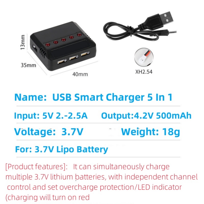 Syma X5HW X5HC X5C X5SW 3.7V 5 - Drone Battery Charger ulasan dan harga