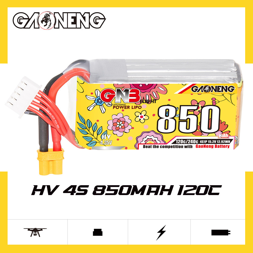 Baterai Lipo GNB 4S 15.2V 850m - Drone Battery Li-Ion ulasan dan harga