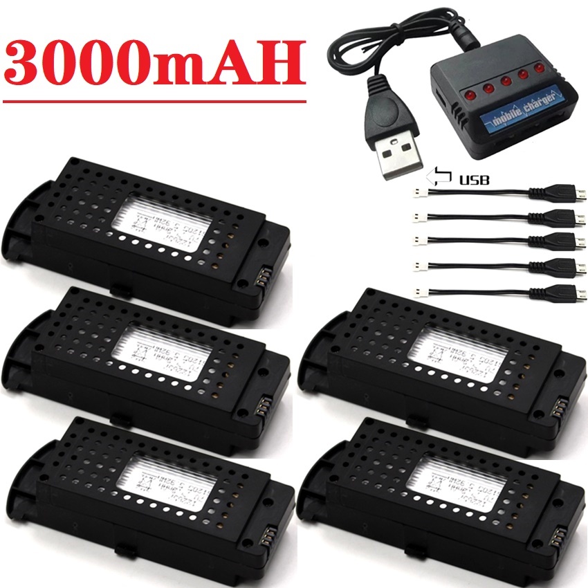 Baterai Drone Q6 3.7V 3000mAh  - Drone Battery Li-Ion ulasan dan harga