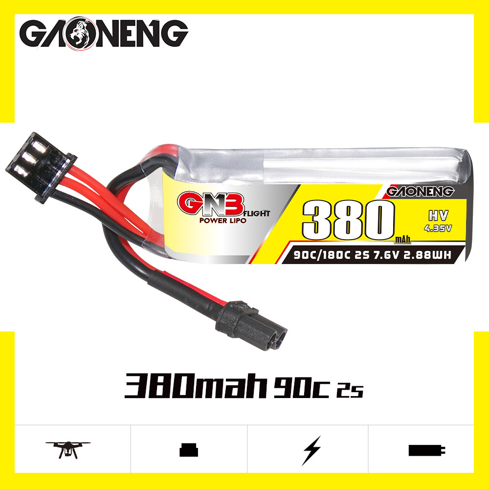 Baterai Lipo GNB 2S 7.6V 380mA - Drone Battery Lipo ulasan dan harga