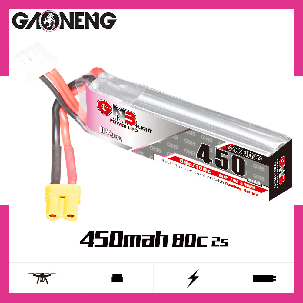 GNB baterai LiPo HV 2S 7.6V 45 - Drone Battery Lipo ulasan dan harga